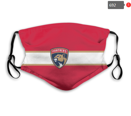 NHL Florida Panthers #5 Dust mask with filter->nhl dust mask->Sports Accessory